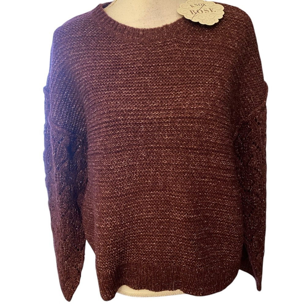 Women's Burgundy Sweater